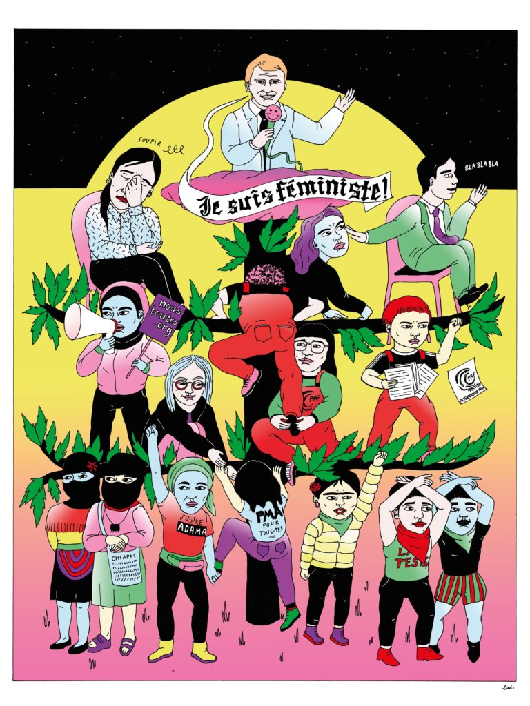 Dessin réalisé par Lucile Gautier pour La Déferlante