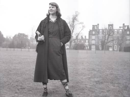 Photo de Sylvia Plath noire et blanche