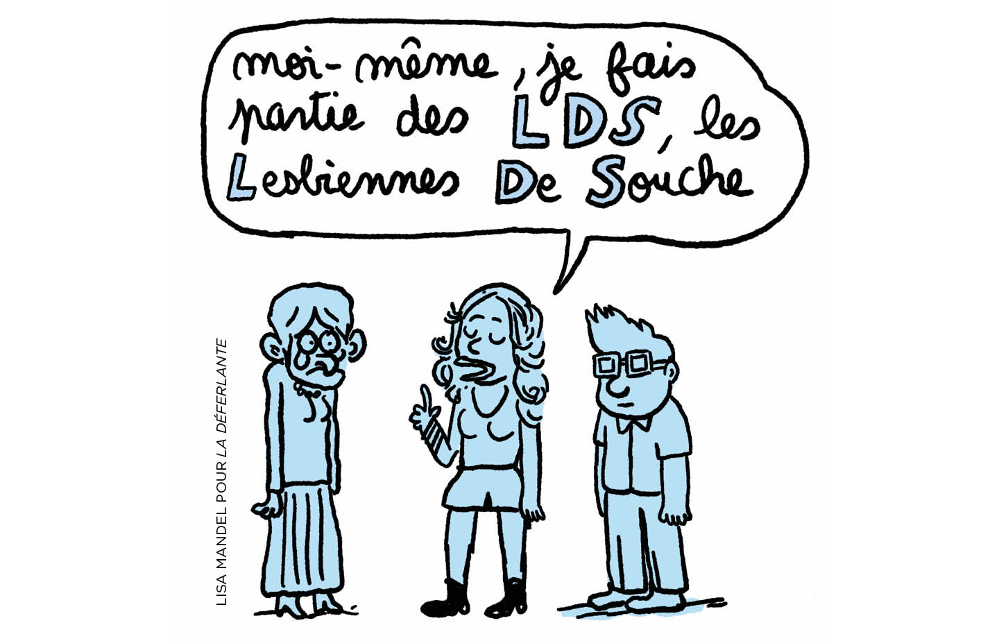 Retrouvez ce nouvel épisode des « folles aventures de Marie-Evangéline : Marie Evangeline et le coming out. » de l'autrice et éditrice de bandes dessinées Lisa Mandel La Déferlante 7