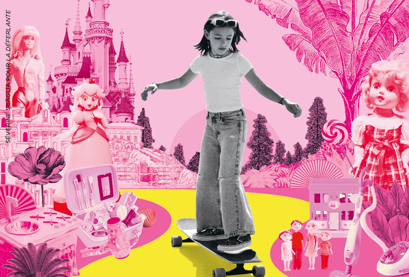 Pinkification : Marre du rose, collage La Déferlante 8