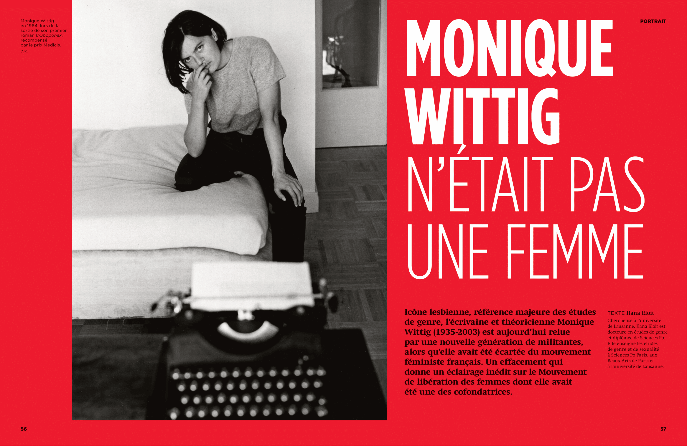 Monique Wittig n'était pas une femme par Ilana Eloit