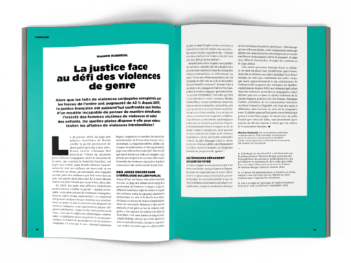 mock-up La Déferlante 9 - Chronique La justice face au défi des violences de genre