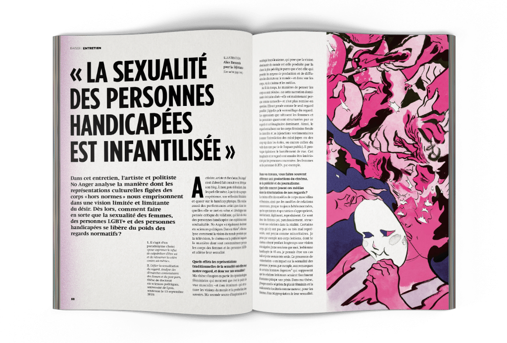 La Déferlante 9 : entretien avec No Anger « La sexualité des personnes handicapées est infantilisée » mock-up La Déferlante 9 : entretien avec No Anger « La sexualité des personnes handicapées est infantilisée »