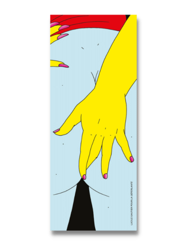 La Déferlante - Marque page « Baiser » dessiné par Lucile Gautier