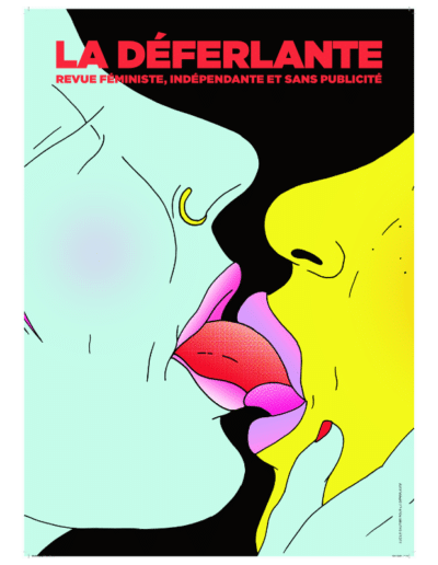 Affiche « Baiser » dessinée par Lucile Gautier - La Déferlante