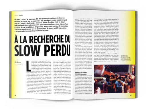 Mock-up Focus « À la recherche du slow perdu » signé Iris Deroeux