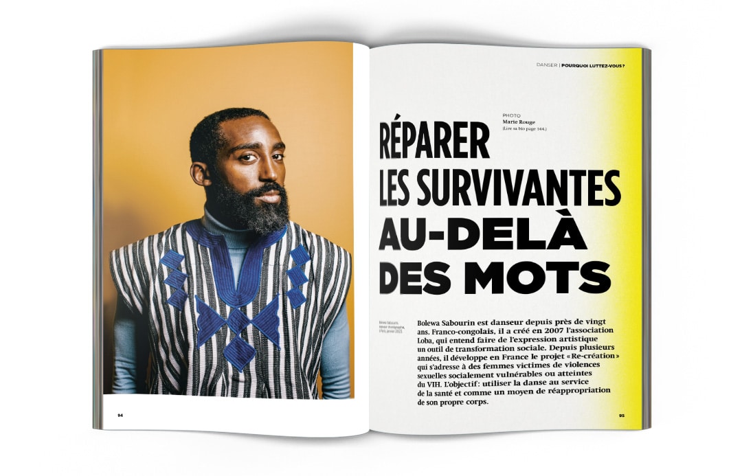 mock-up Bolewa Sabourin : Réparer les survivantes au-delà des mots - La Déferlane 10 « Danser »
