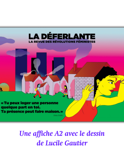Affiche A2 avec le dessin de Lucile Gautier