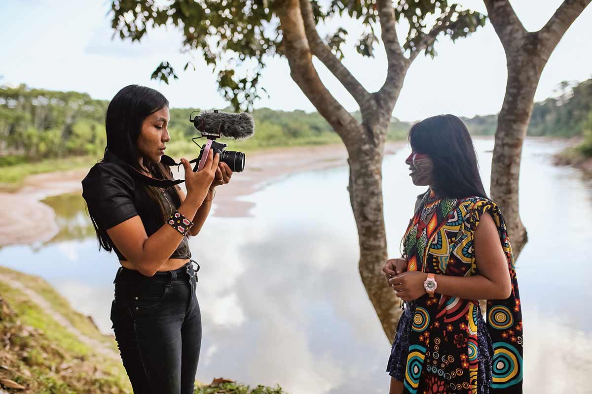 Photo réalisée par Apolline Guillerot-Malick entre le 24 et le 26 juin 2023 à Mucuripe, terre indigène de la région d’Acre, au Brésil.