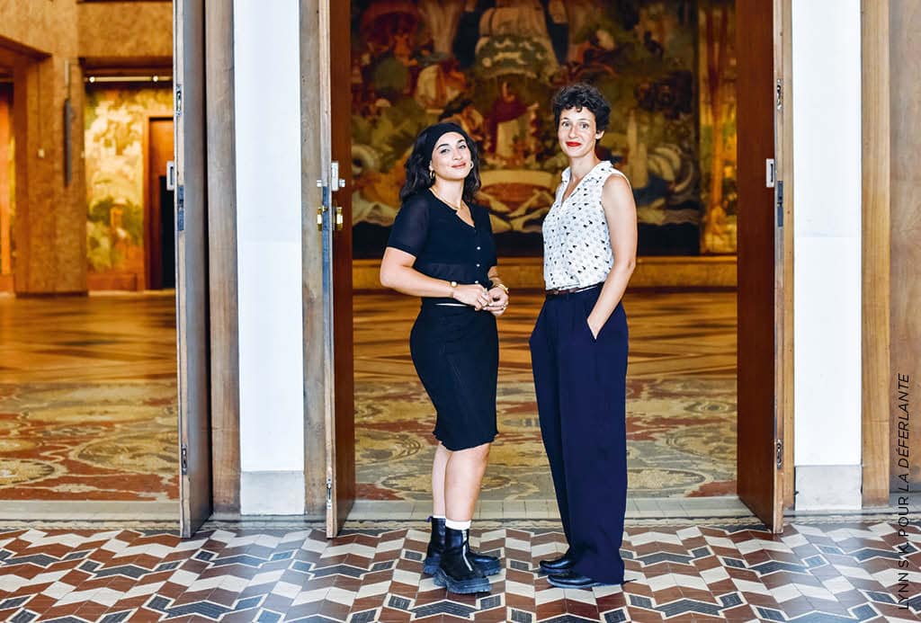 Alice Zeniter & Camélia Jordana au Musée national de l'Histoire de l'immigration en septembre 2023 par Lynn S.K. pour La Déferlante 12 - Rêver