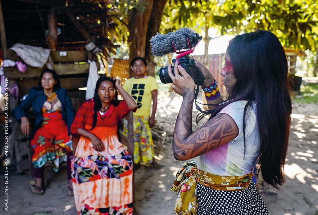 Photo réalisées par Apolline Guillerot-Malick entre le 24 et le 26 juin 2023 à Mucuripe, terre indigène de la région d’Acre, au Brésil.