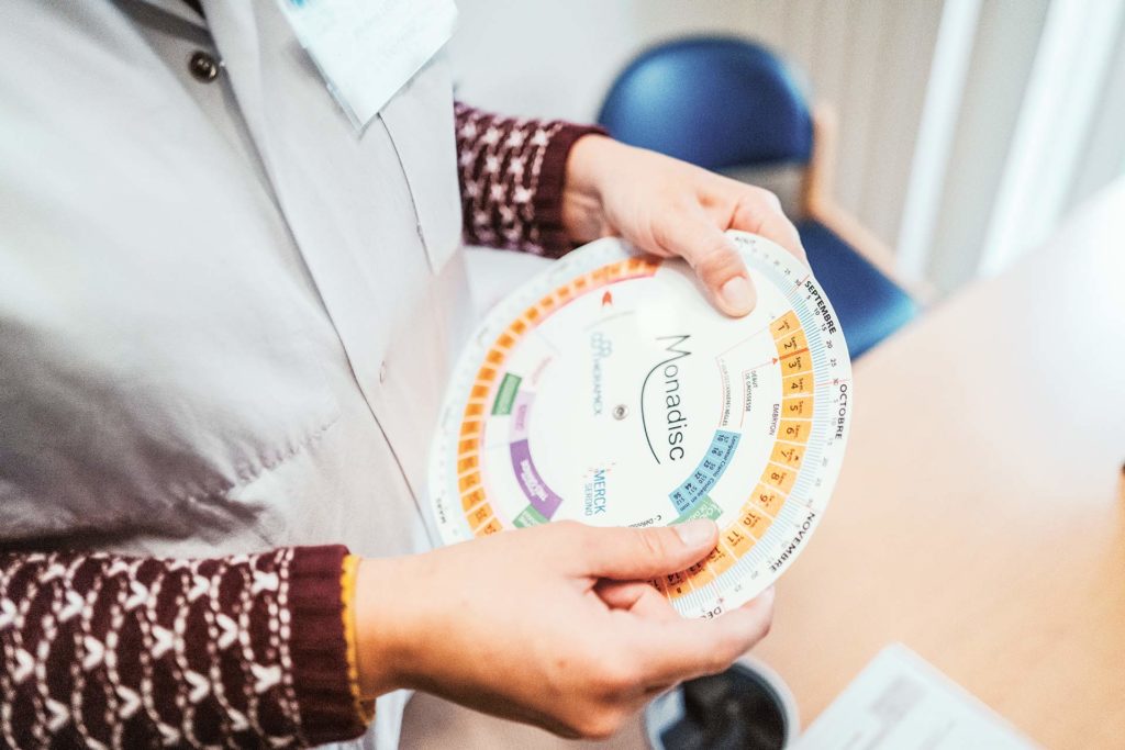 Le disque de grossesse permet d’en calculer l’avancement.