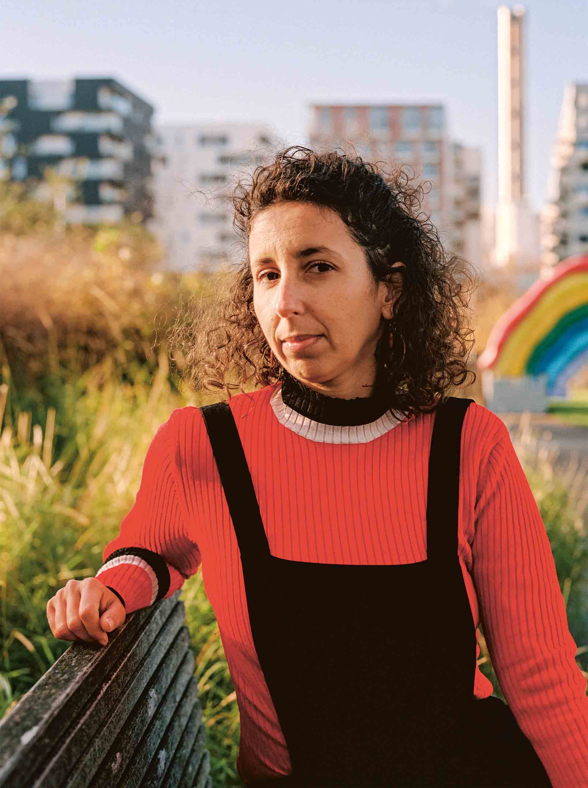 Mounia El Kotni à Saint-Ouen (Seine-Saint-Denis) en novembre 2023. Alexia Fiasco pour La Déferlante