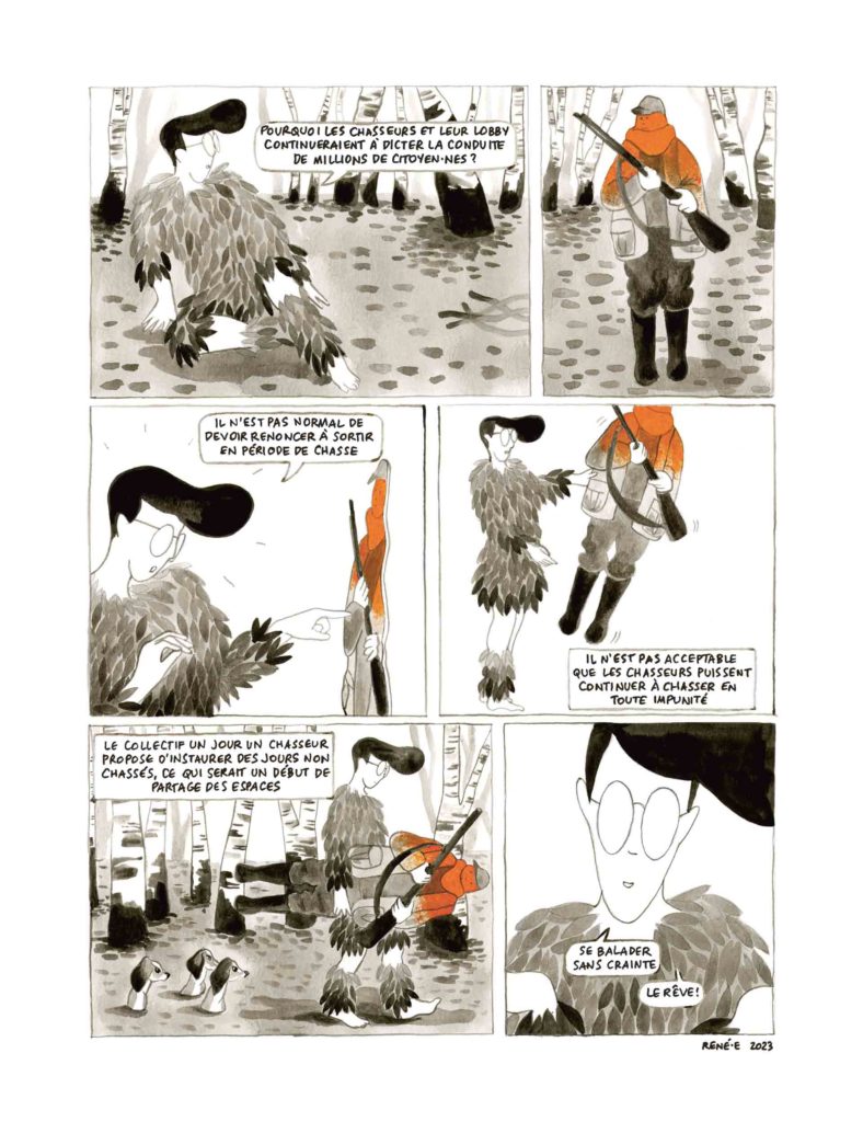 Ce matin, un lapin a tué un chasseur - René·e - Planches 14