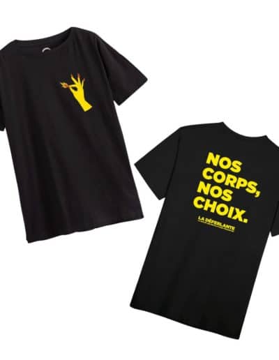 T-shirt "Nos corps, nos choix"