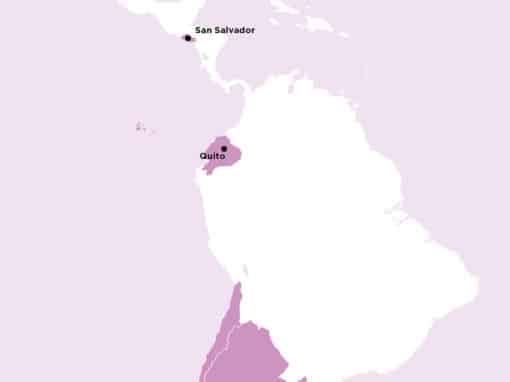 Carte de l'Amérique latine