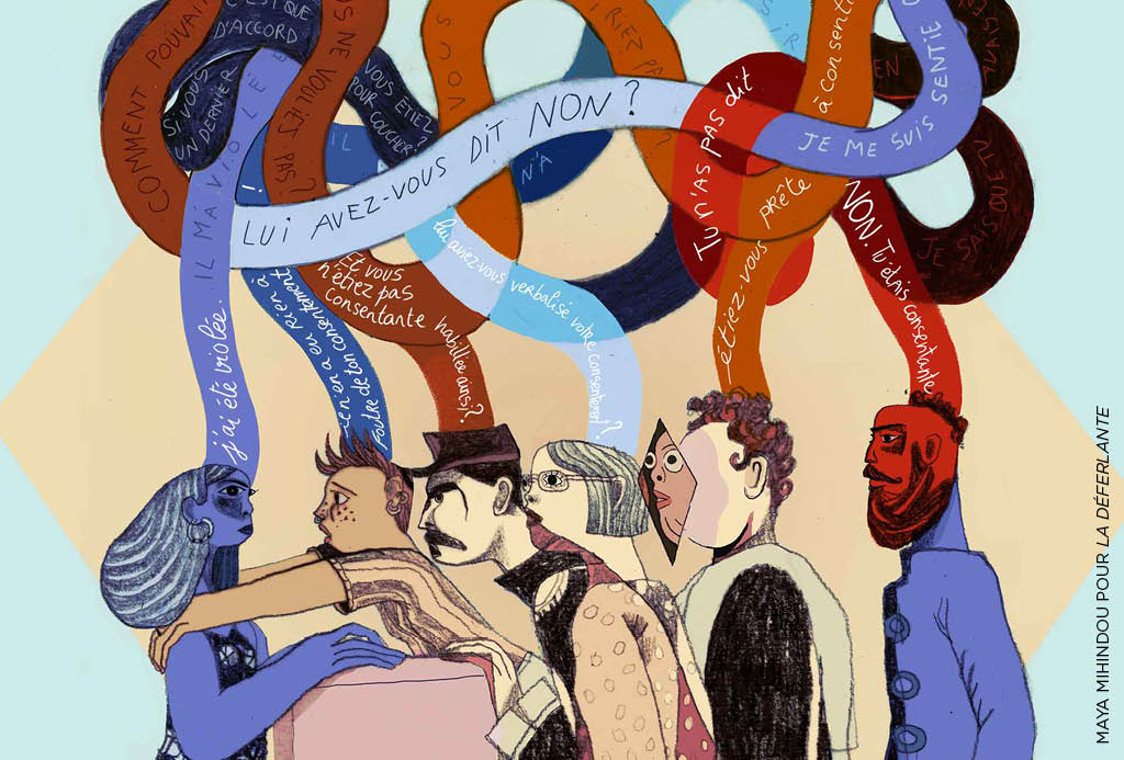 Maya Mihindou. Dessinatrice, graphiste et photographe, elle a notamment illustré Contrechant, une anthologie de poèmes d’Audre Lorde (traduction du Collectif Cételle, Les Prouesses, 2023).