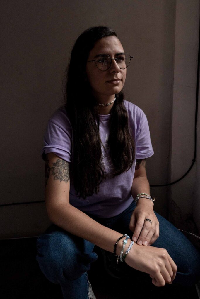 Karen Maydana Galván, l’une des membres du collectif Nietes.