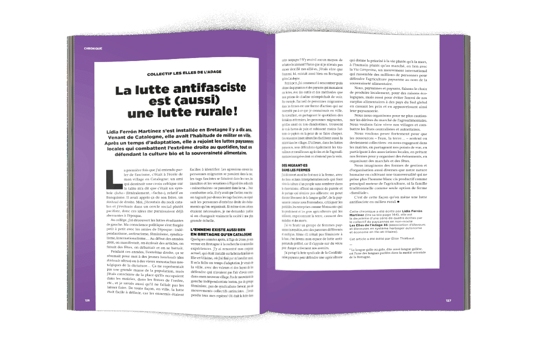 La lutte antifasciste est (aussi) une lutte rurale !