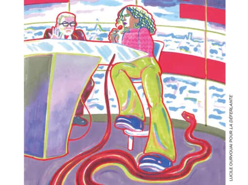 ILLUSTRATIONS Lucile Ourvouai pour La Déferlante Illustratrice pour la presse et autrice de bande dessinée installée à Marseille, elle participe régulièrement à des fanzines collectifs et a coédité Fanatic Female Frustration, une anthologie BD qui réunit douze autrices.