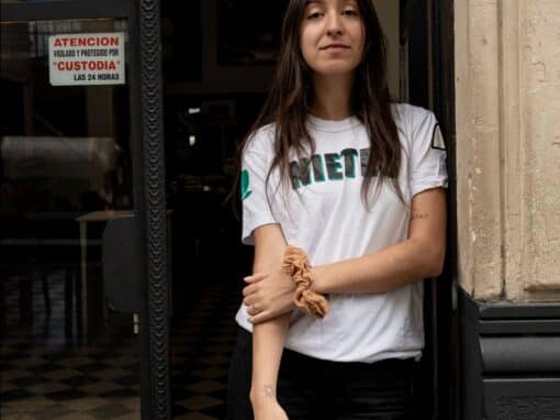 Ana Ríos Brandana, le 21 avril 2024 à à Buenos Aires. Crédit photo : Anita Pouchard Serra pour La Déferlante