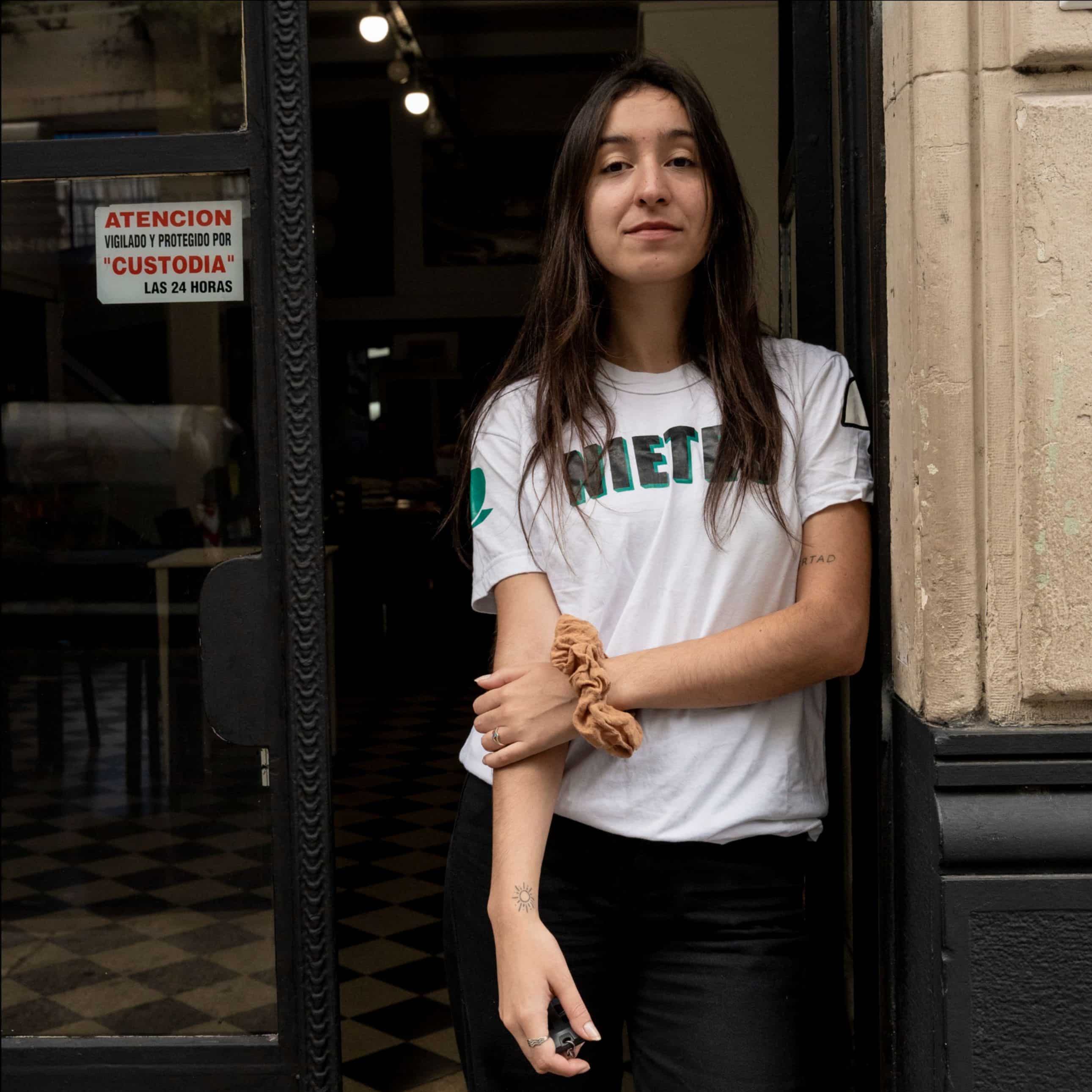 Ana Ríos Brandana, le 21 avril 2024 à à Buenos Aires. Crédit photo : Anita Pouchard Serra pour La Déferlante