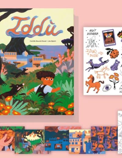 Pack Tatù : livre + marque-page à colorier + cartes postales + tatouages