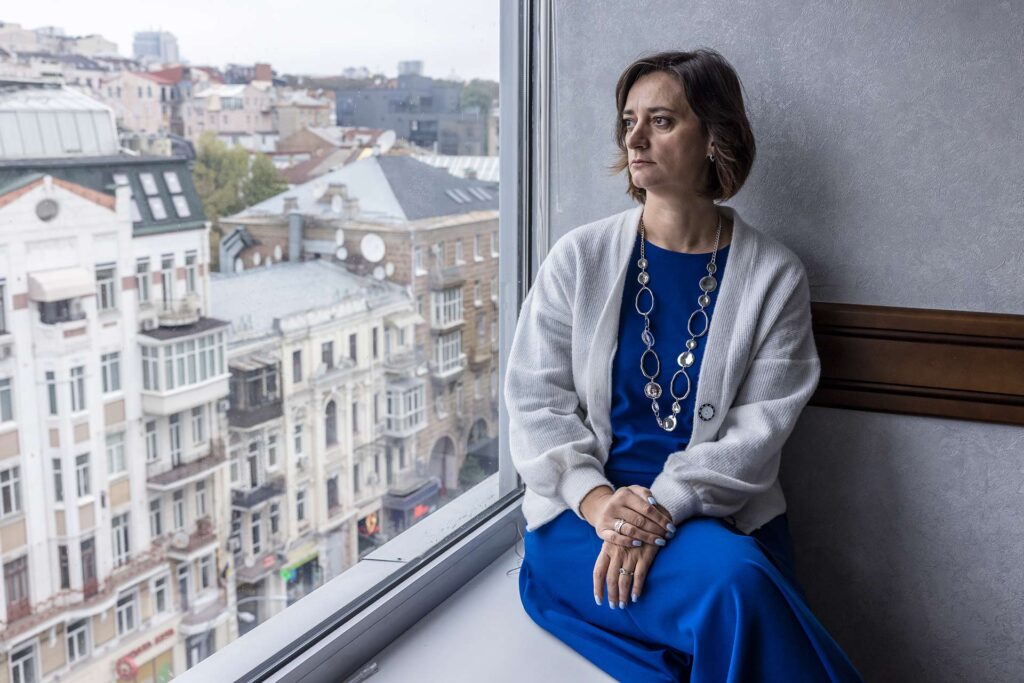 Kateryna Ilikchiieva, avocate spécialiste 
des violences faites aux femmes