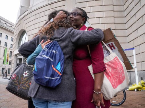 À la fin de février 2025, l’administration Trump a placé en congé administratif ou licencié la quasi totalité des 4 700 employé·es de l’USAID, l’agence états-unienne d’aide internationale. Crédit photo : Jack Gruber / USA TODAY NETWORK via Imagn Images/Sipa USA