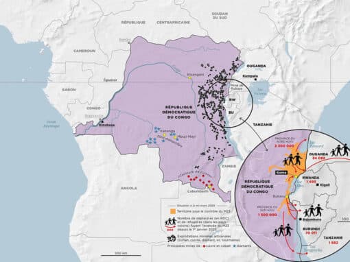 Carte du conflit en RDC