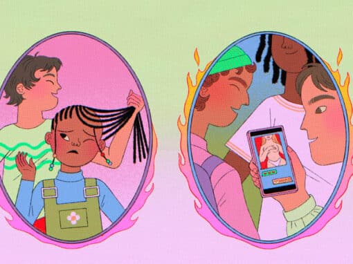 « Éduquez vos fils » Histoire d'un slogan. Illustration de Taylor Barron pour La Déferlante.