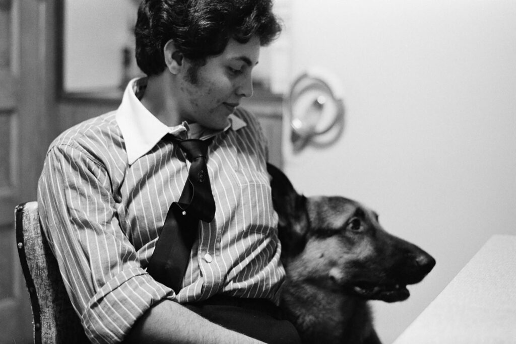 Chris during transition, New York, 1970.