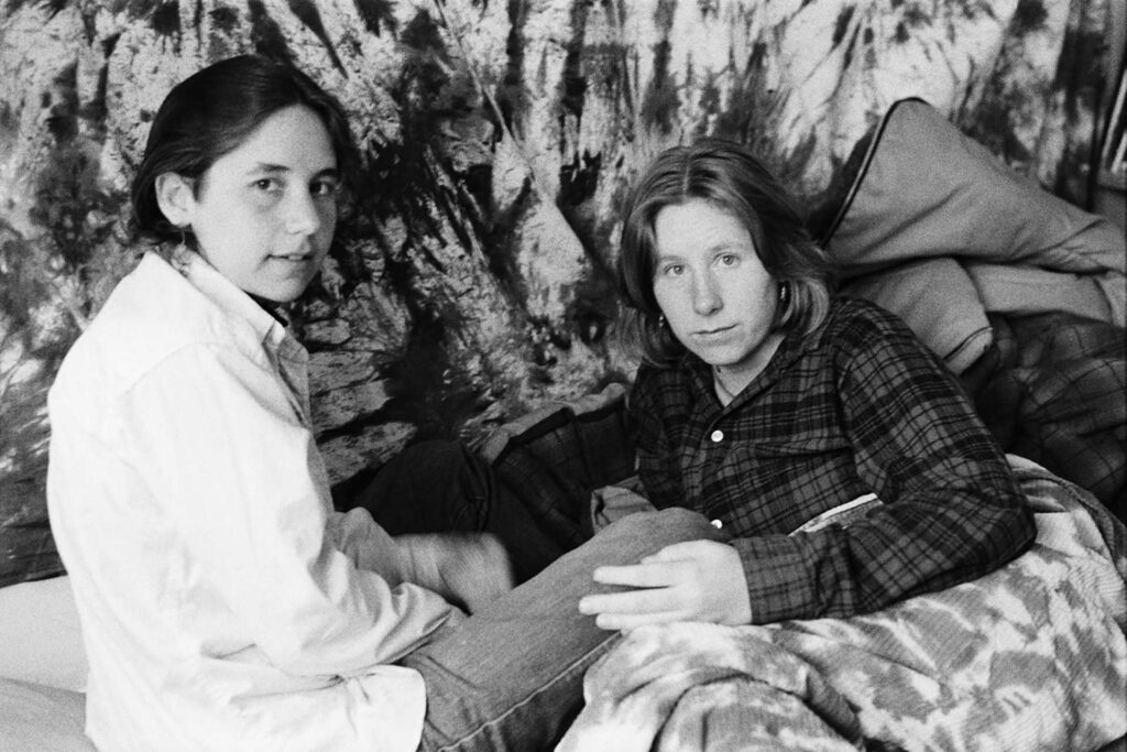 Billie and Sorel, Mission district, 
San Francisco, 1972.