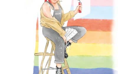 Les tendances peinture de Bolloré : un dessin de Cécile Alva